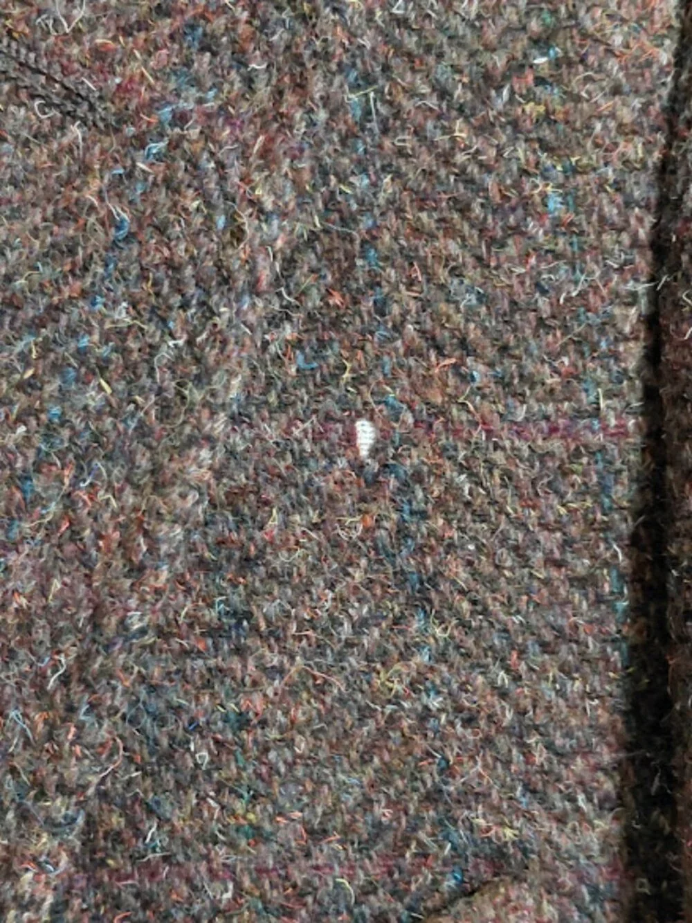 Vintage David Hunter Brown Multicolor Wool Tweed Classic Sports Coat Blazer 40R
